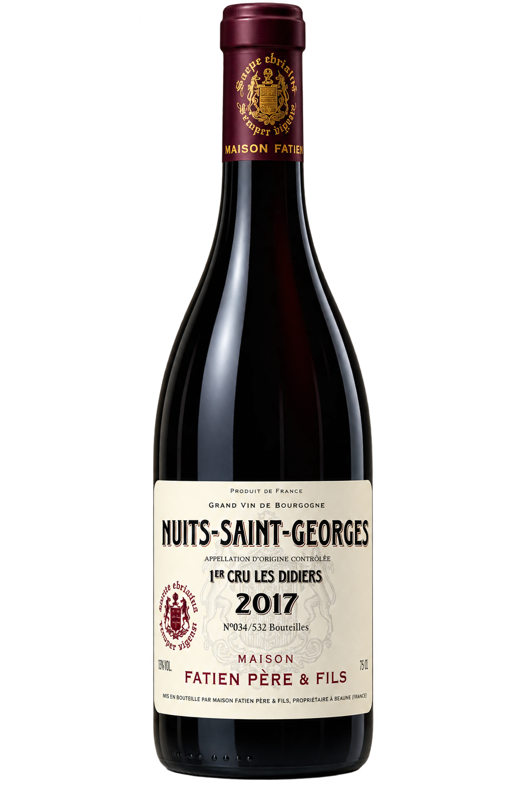 Maison Fatien Nuits Saint Georges Didiers 2017